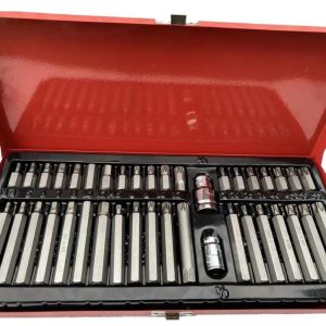 JUEGO PUNTAS TORX ALLEN LARGAS Y CORTAS 40 PIEZAS - GENERICO