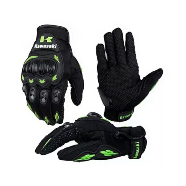 GUANTE MCS-21 M/KAWASAKI NEGRO/VERDE T/XL - GENERICO