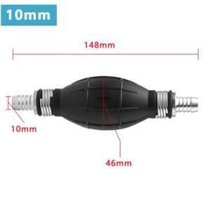 BOMBA COMBUSTIBLE DE MANO GOMA/ALUMINIO 10MM - GENERICO