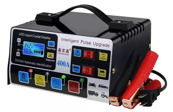 CARGADOR DE BATERIA 400A  AUTOMOTRIZ AUTOMATICO 12/ 24V - GENERICO